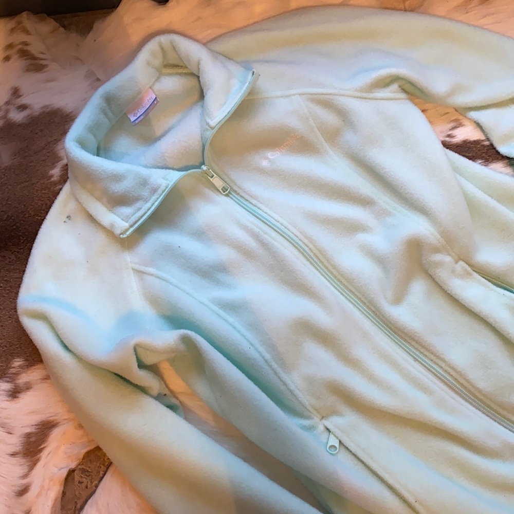 Blue Columbia fleece jacket